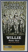 Willie (Blue Shirt) from Duck Dynasty - Wacky Wobblers manufactured by Funko [Back]