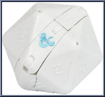 White Dragon from Dungeons & Dragons - Dicelings manufactured by Hasbro [Loose]