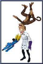 Professor Monkey-For-A-Head from Earthworm Jim - Basic Series manufactured by Premium DNA [Loose]