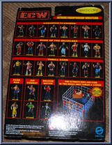 Justin Credible (Red Shirt) from ECW - Series 5 - Bash of the Brawlers manufactured by Original San Francisco Toymakers [Back]