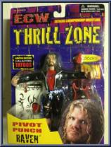Raven (Plaid Shirt) from ECW - Series 6 - Thrill Zone manufactured by Original San Francisco Toymakers [Front]