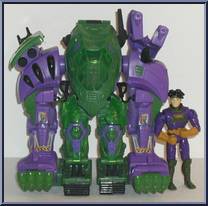 Kaz Takagi (with Gorilla E-Frame) from Exosquad - E-Frames manufactured by Playmates [Loose]
