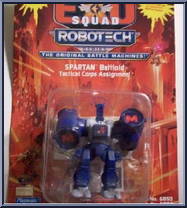 Spartan Battloid (Tactical Corps Assignment) from Exosquad Robotech - 3" Mecha manufactured by Playmates [Front]