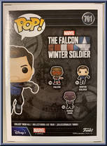 Winter Soldier from Falcon and the Winter Soldier - Pop! Vinyl Figures manufactured by Funko [Back]