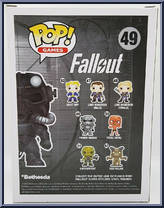 Power Armor (Silver Hoses) from Fallout - Pop! Vinyl Figures manufactured by Funko [Back]