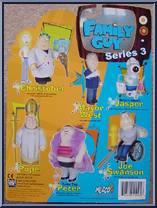 Jasper from Family Guy - Series 3 manufactured by Mezco [Back]