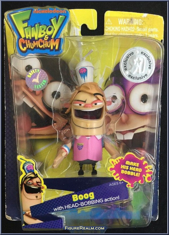 Review and photos of Fanboy and Chum Chum action figures by Jazwares