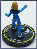 Invisible Woman (Yellow) from Fantastic Forces HeroClix - Basic Series manufactured by WizKids [Loose]