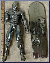 Silver Surfer from Fantastic Four - Series 1 manufactured by Toy Biz [Loose]