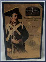 Continental Soldier (Delaware Regiment) from Fife & Drum - Basic Series manufactured by Sideshow [Front]