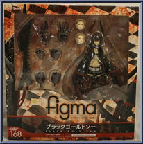 Black Gold Saw (Black Rock Shooter) from Figma - Basic Series manufactured by Max Factory [Front]