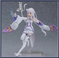 Emilia from Figma - Re:Zero manufactured by Max Factory [Loose]