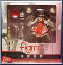 Reimu Hakurei from Figma - Touhou Project manufactured by Max Factory [Front]