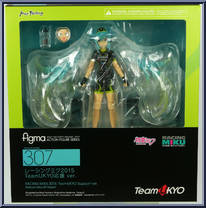 Racing Miku 2015 (TeamUKYO Support Version) from Figma - Hatsune Miku GT Project manufactured by Max Factory [Front]