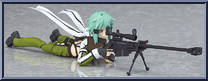 Sinon from Figma - Sword Art Online II manufactured by Max Factory [Loose]