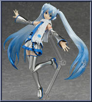 Snow Miku from Figma - Character Vocal Series 01: Hatsune Miku manufactured by Max Factory [Loose]