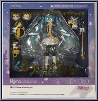 Snow Miku (Snow Parade Version) from Figma - Character Vocal Series 01: Hatsune Miku manufactured by Max Factory [Front]
