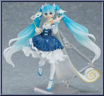 Snow Miku (Snow Princess Version) from Figma - Character Vocal Series 01: Hatsune Miku manufactured by Max Factory [Loose]
