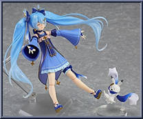 Snow Miku (Twinkle Snow Version) from Figma - Character Vocal Series 01: Hatsune Miku manufactured by Max Factory [Loose]
