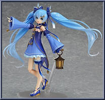 Snow Miku (Twinkle Snow Version) from Figma - Character Vocal Series 01: Hatsune Miku manufactured by Max Factory [Loose]