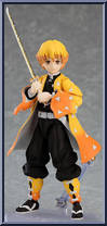 Zenitsu Agatsuma from Figma - Demon Slayer Kimetsu no Yaiba manufactured by Max Factory [Loose]