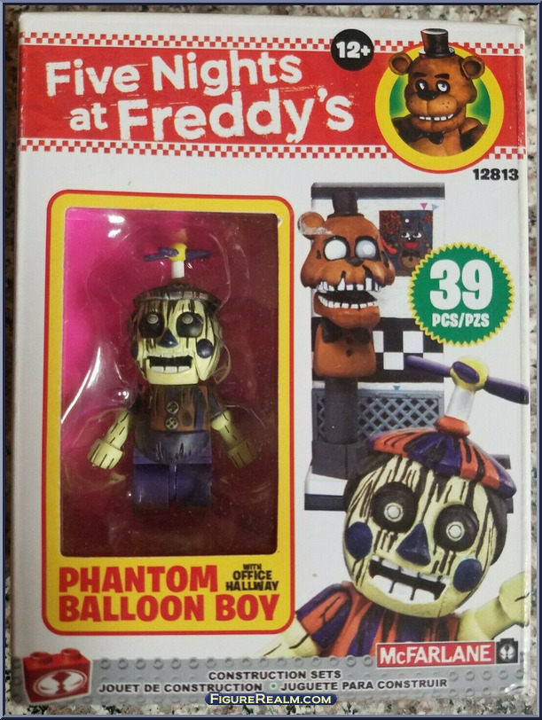 Five Nights At Freddy's Phantom Balloon Boy w/ Office Hallway Minifigure 39  pcs!