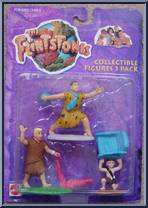 Fred / Barney / Bamm-Bamm from Flintstones - PVC manufactured by Mattel [Front]