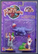 Fred / Dino / Wilma from Flintstones - PVC manufactured by Mattel [Front]