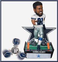 Ezekiel Elliott (Dallas Cowboys) (Diztracto Spinnerz) from Football - Player Bobbles manufactured by Foco [Loose]