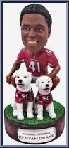 Kenyan Drake (Arizona Cardinals) (Dogs) from Football - Player Bobbles manufactured by Foco [Loose]