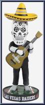 Las Vegas Raiders (Day Of The Dead) from Football - Player Bobbles manufactured by Foco [Loose]