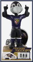 Poe (Baltimore Ravens) (Countdown To Kickoff Mascot) from Football - Player Bobbles manufactured by Foco [Loose]