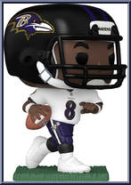 Lamar Jackson (Ravens - Away) from Football - Pop! Vinyl Figures manufactured by Funko [Loose]