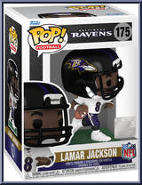 Lamar Jackson (Ravens - Away) from Football - Pop! Vinyl Figures manufactured by Funko [Front]