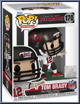 Tom Brady (Buccaneers) (White Jersey) from Football - Pop! Vinyl Figures manufactured by Funko [Front]