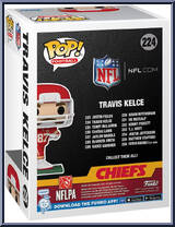Travis Kelce (Chiefs) from Football - Pop! Vinyl Figures manufactured by Funko [Back]