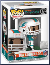 Tua Tagovailoa (Dolphins - Home) from Football - Pop! Vinyl Figures manufactured by Funko [Front]