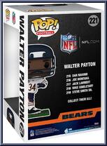 Walter Payton (Bears) (Jumbo) from Football - Pop! Vinyl Figures manufactured by Funko [Back]