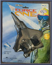 Lockheed YF-22 from Force One - Basic Series manufactured by ERTL [Front]