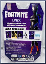 Lynx (Solo Mode) from Fortnite - Basic Series manufactured by Jazwares [Back]