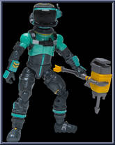 Toxic Trooper (Solo Mode) from Fortnite - Basic Series manufactured by Jazwares [Loose]