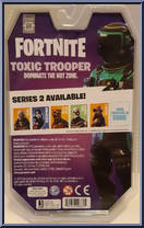 Toxic Trooper (Solo Mode) from Fortnite - Basic Series manufactured by Jazwares [Back]