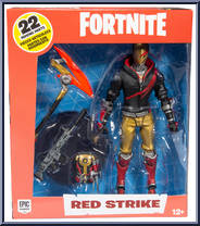 Red Strike from Fortnite - Basic Series manufactured by McFarlane [Front]