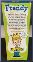 Freddy Funko (Super Hero) from Funko - Wacky Wobblers manufactured by Funko [Back]
