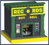 Patron & Record Store from Funko - Bitty Pop! Towns manufactured by Funko [Loose]