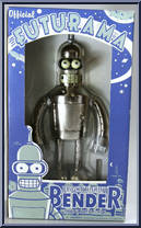 Bender (Bright N Shiny) from Futurama - Wind-Ups manufactured by Rocket USA [Front]