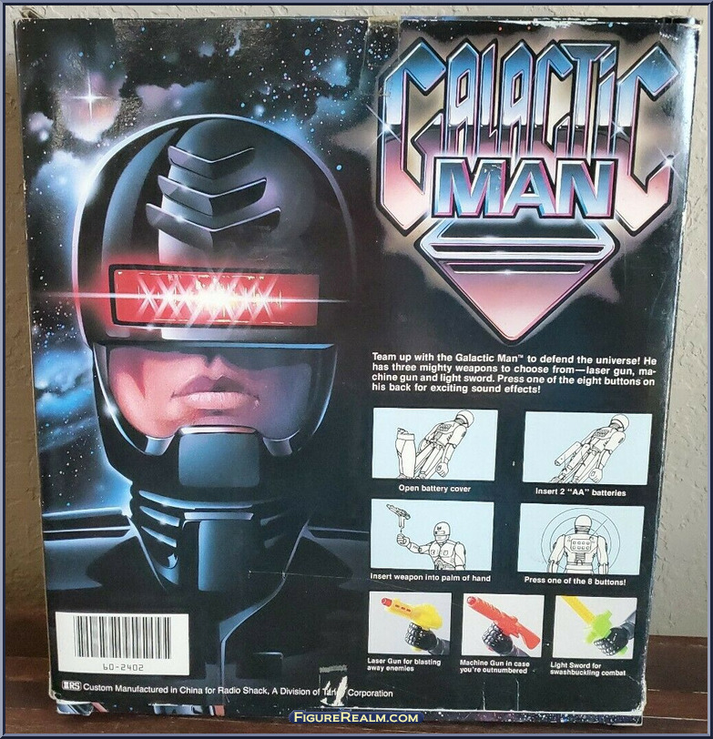 Galactic Man (Red) Galactic Man Basic Series Radio Shack Action Figure