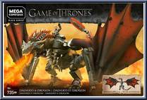 Daenerys & Drogon from Game of Thrones - Basic Series manufactured by Mega Brands [Front]