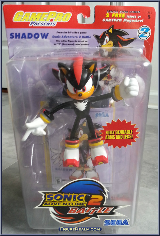 Shadow (Sonic Adventure 2) - GamePro - Series 2 - Joyride Studios Action  Figure