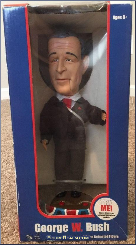 George W. Bush (Suit) - Gemmy - U.S. Political - Gemmy Action Figure